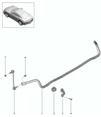 Rear Axle Cayman 987C / 981C (2005-2016)
