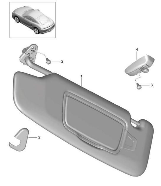 Diagram 807-065 Porsche Macan (95B) MK1 (2014-2018) Karosserie
