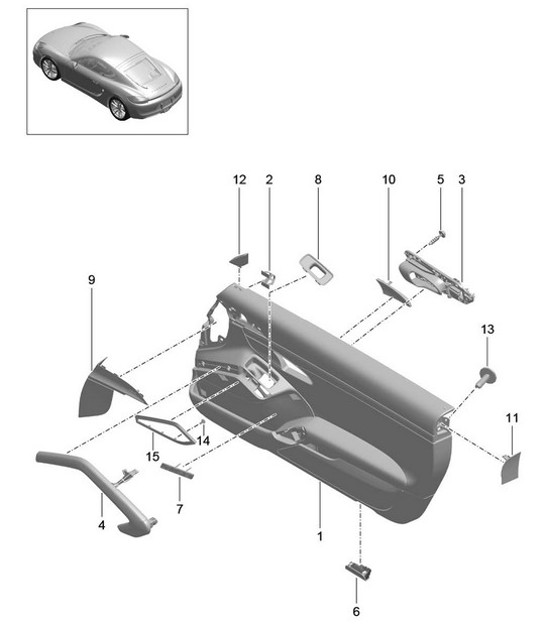 Diagram 808-030 Porsche 911 1978-1983 3.0L / SC Carrozzeria