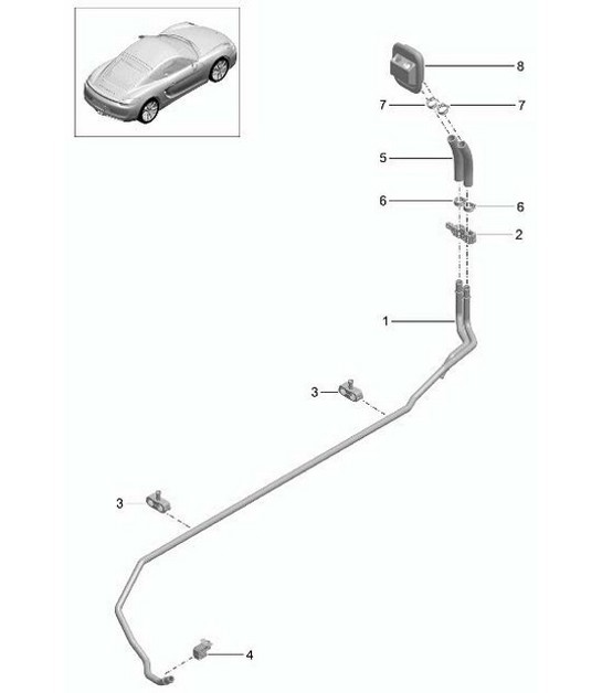 Diagram 813-000 Porsche 996 (911) (1997-2005) Body