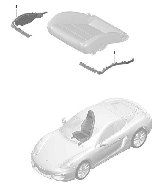 Diagram 817-024 Porsche Cayman 987C / 981C (2005-2016) Body