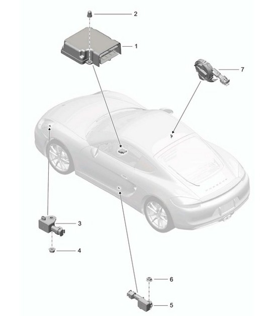 Diagram 901-005 Porsche 356 (1950-1965) Elektrische Ausrüstung