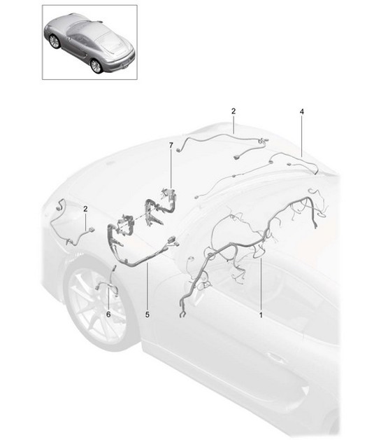 Diagram 902-011 Porsche 9J1.1 Taycan 2020-24 