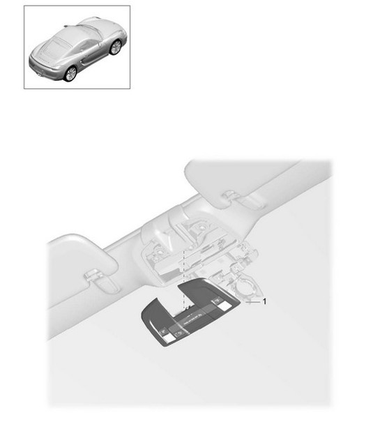 Diagram 903-006 Porsche Cayman 987C / 981C (2005-2016) Electrical equipment