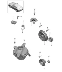 扬声器 981C Cayman / Cayman S 2014-16