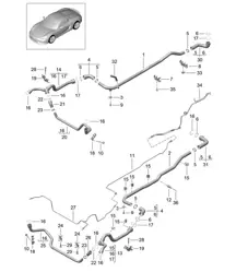 Raffreddamento ad acqua 981.SP Boxster Spyder 2016