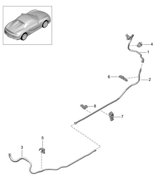 Diagram 604-015 Porsche 991 (911) MK1 2012-2016 Wielen, Remmen