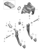 Hand Lever System, Pedal Cluster  Boxster 986/987/981 (1997-2016)