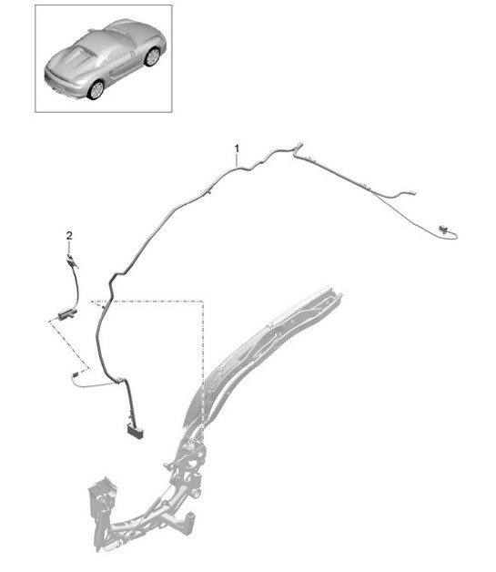 Diagram 811-020 Porsche 991 (911) MK2 2016-2019 Body