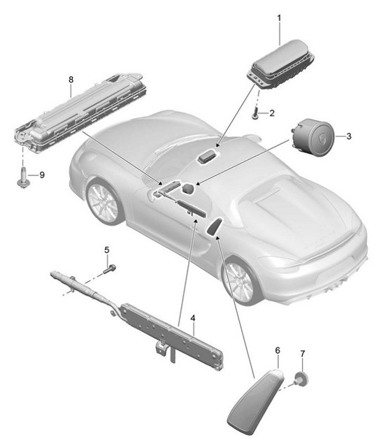 Diagram 812-050 Porsche Boxster 718 (982) 2017>> Body