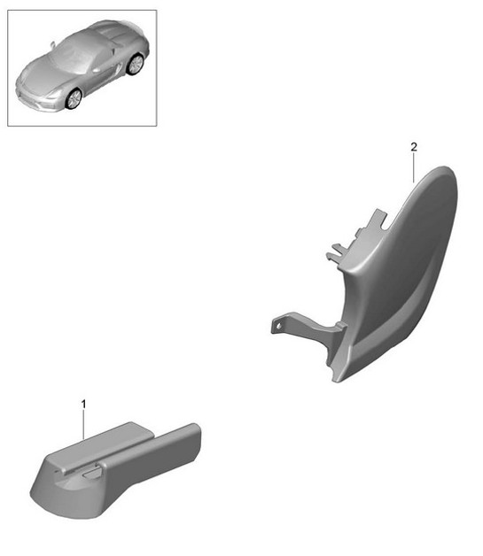 Diagram 817-015 Porsche 996 (911) (1997-2005) Body