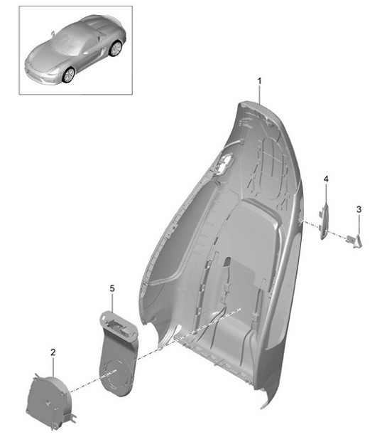 Diagram 817-019 Porsche 9J1.1 Taycan 4S 2020-24 