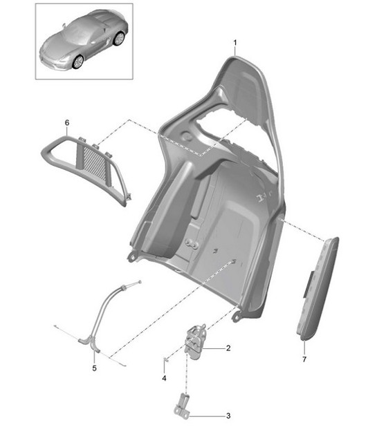 Diagram 817-066 Porsche 991 R 4.0L (500 Bhp) Body