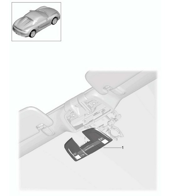 Diagram 903-006 Porsche 991 (911) MK1 2012-2016 Electrical equipment
