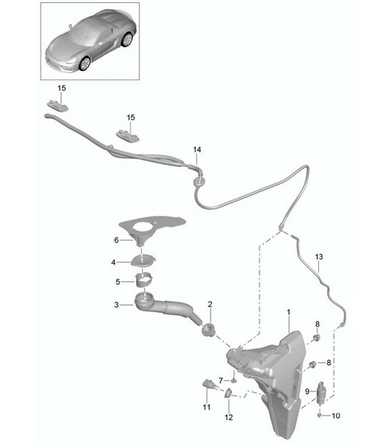 Diagram 904-010 Porsche Macan (95B) MK1 (2014-2018) Materiale elettrico