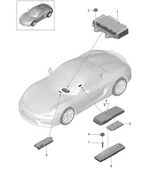 Versterkers / Telefoon 981.SP Boxster Spyder 2016