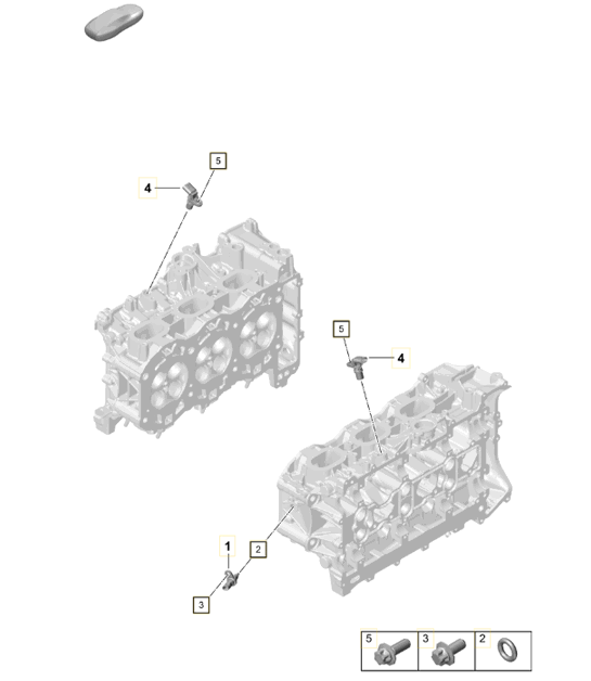 Diagram 103-007 Porsche Macan (95B) MK1 (2014-2018) Engine