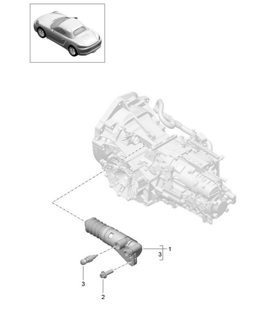 Diagram 301-005 Porsche Cayman 987C / 981C (2005-2016) Transmission