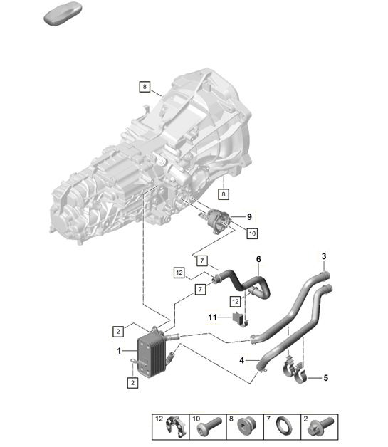 Diagram 302-021 Porsche 971.2 Panamera 2.9L V6 2021-23 