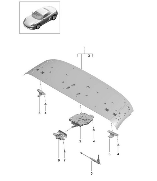Diagram 811-005 Porsche 911 & 912 (1965-1989) Body