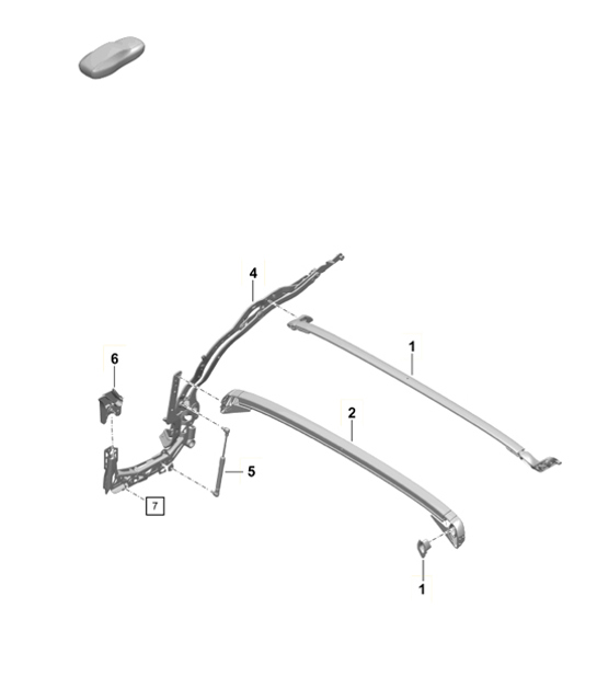 Diagram 811-012 Porsche 997 MK1 GT3 / GT3 RS 2007-09 Body