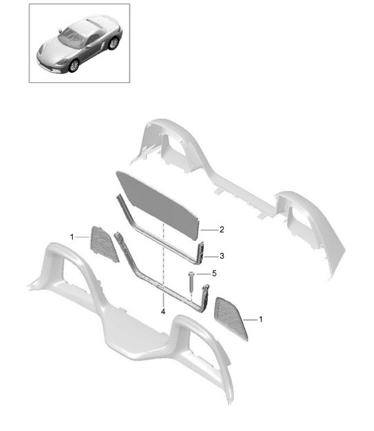 Diagram 811-055 Porsche Boxster 718 (982) 2017>> Body