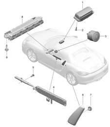 Airbag 718 (982) Boxster 2017>>