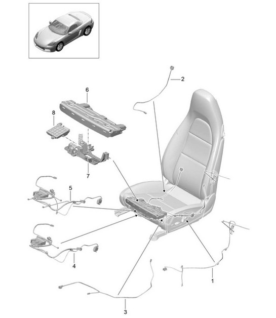 Diagram 817-010 Porsche Cayenne 92A (958) 2010-2017 Body