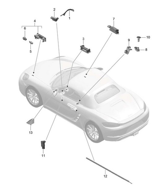 Diagram 903-004 Porsche 944S 2.5L 16V 1987-88 