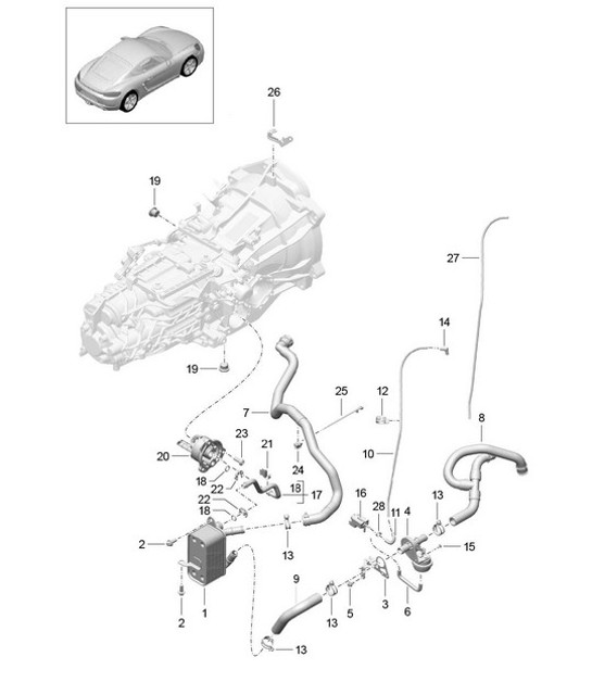 Diagram 302-020 Porsche Macan (95B) MK1 (2014-2018) Transmisión