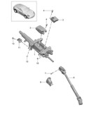 Front Axle, Steering  Cayman 718C (982C) 2017>>