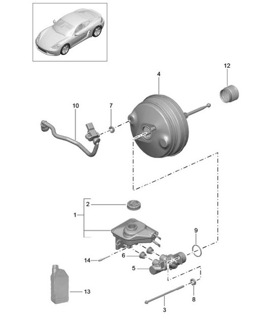 Diagram 604-000 Porsche Macan S Diesel 3.0L V6 258Bhp Wheels, Brakes