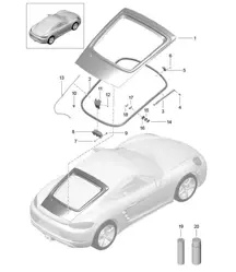 Rear Cover 718C (982C) Cayman 2017>>