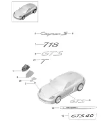 Accessori decorativi 718C (982C) Cayman 2017>>