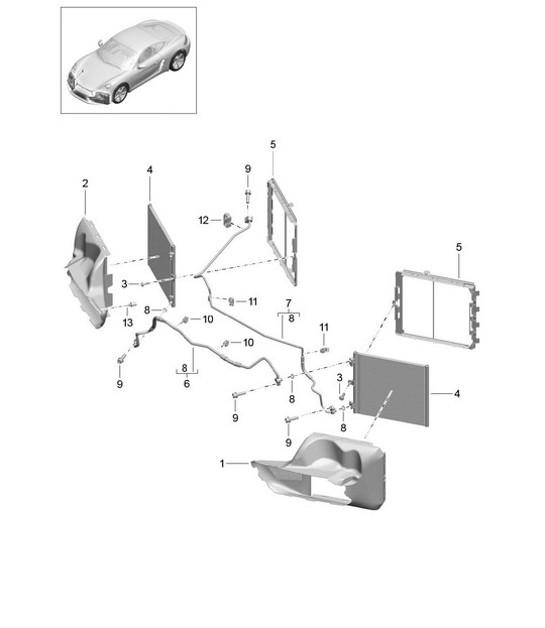 Diagram 813-020 Porsche 9J1.1 Taycan 2020-24 
