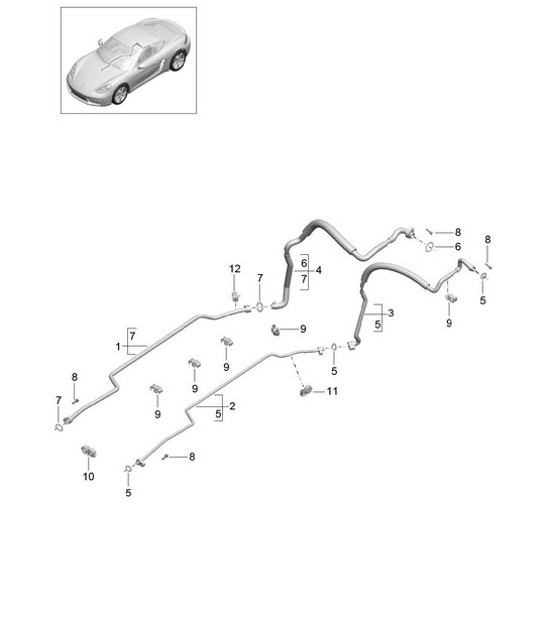 Diagram 813-030 Porsche 9J1.1 Taycan 2020-24 