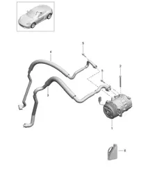 Kompressor / Klimaanlage 718C (982C) Cayman 2017>>