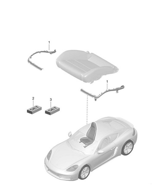Diagram 817-024 Porsche Macan (95B) MK1 (2014-2018) Body