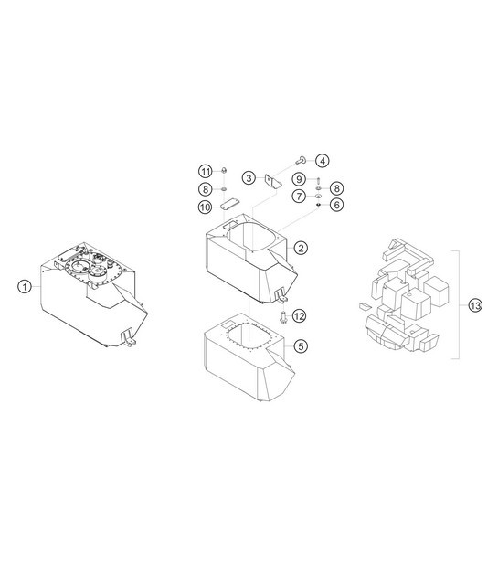 Diagram 2.2-01 Porsche Cayman 718C (982C) 2017>> Fuel System, Exhaust System