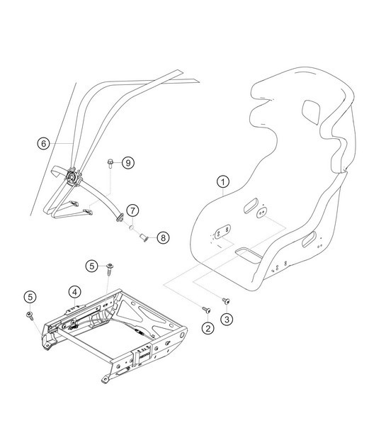 Diagram 8.8-35 Porsche 991 (911) MK1 2012-2016 Body