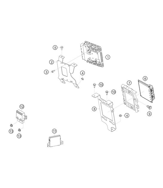 Diagram 9.9-02 Porsche 997 MK1 GT3 / GT3 RS 2007-09 Electrical equipment