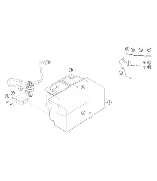 Diagram 9.9-08 Porsche 970.1 Panamera GTS V8 4.8L 2011-13 电子设备