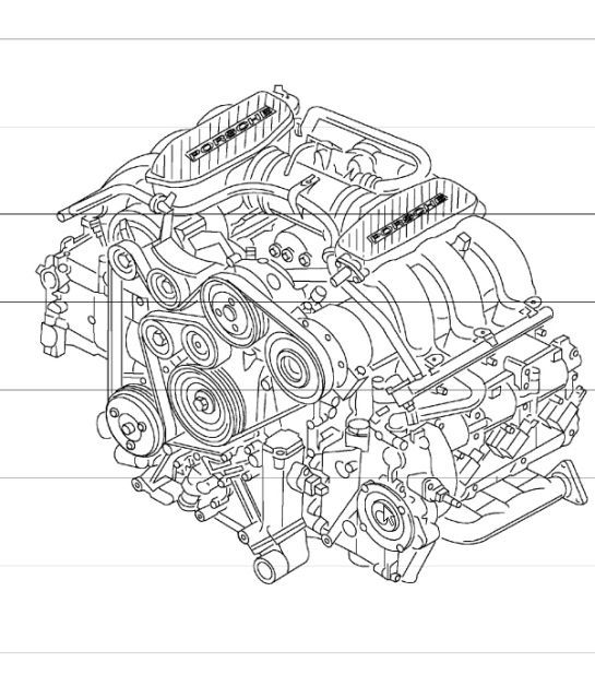 Diagram 101-00 Porsche Boxster 718 (982) 2017>> Engine