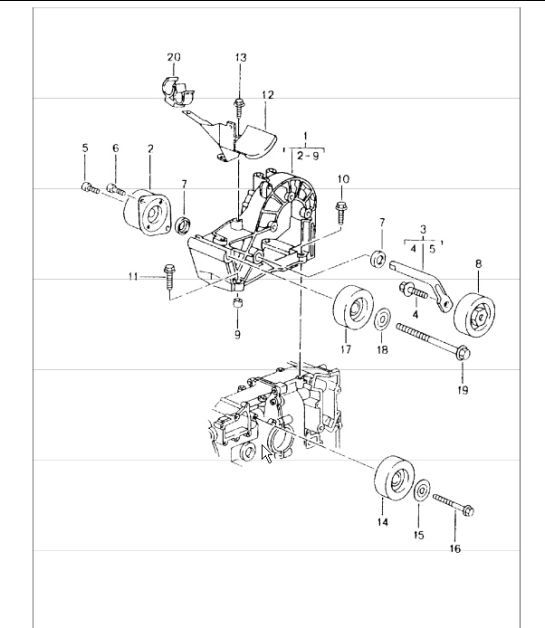 Diagram 101-10 Porsche Panamera 4 V6 3.6L 4WD (310 CV) 