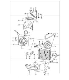 refroidissement par eau - 3 - pour 986 Boxster 1997-04