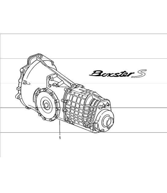 Diagram 302-01 Porsche 997 MK1 Carrera 2 3.6L 2005-08 传播