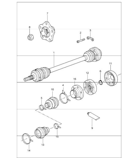 Diagram 501-06 Porsche 944 (1982-1991) 