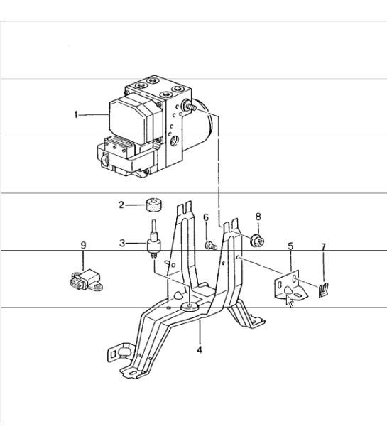 Diagram 605-00 Porsche Macan (95B) MK1 (2014-2018) Räder, Bremsen