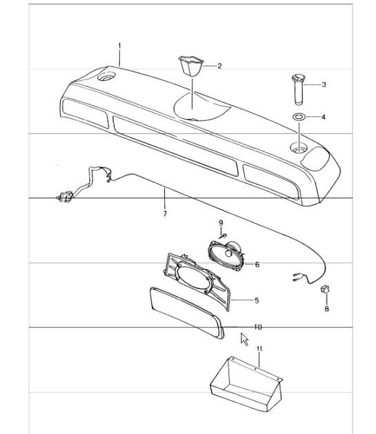 Diagram 807-07 Porsche 944 2.5L 8V 1982-87 