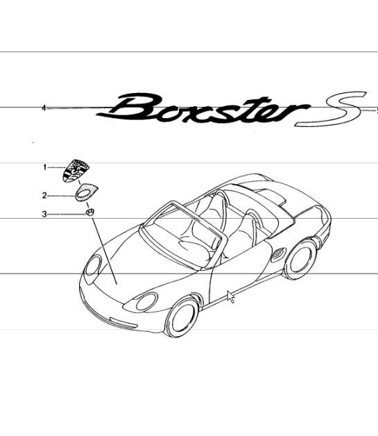 Diagram 810-00 Porsche 996 (911) (1997-2005) Body
